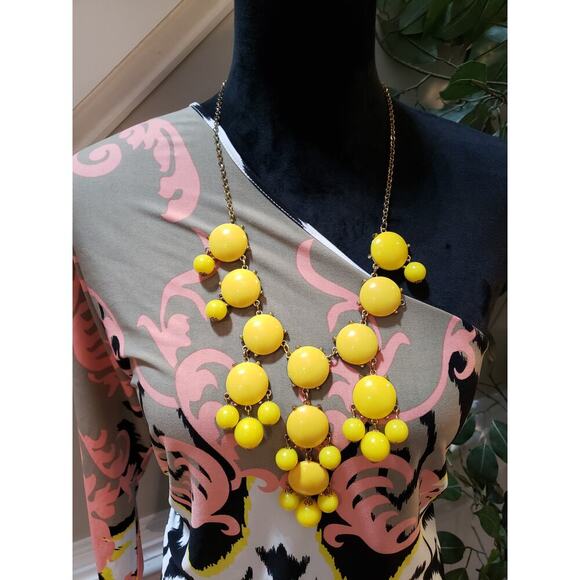 Tibi Knee Length Dress Womens Size Medium Multicolor Geometric One Shoulder Off - Picture 5 of 14